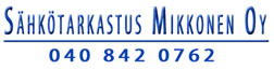 Sähkötarkastus Mikkonen Oy logo